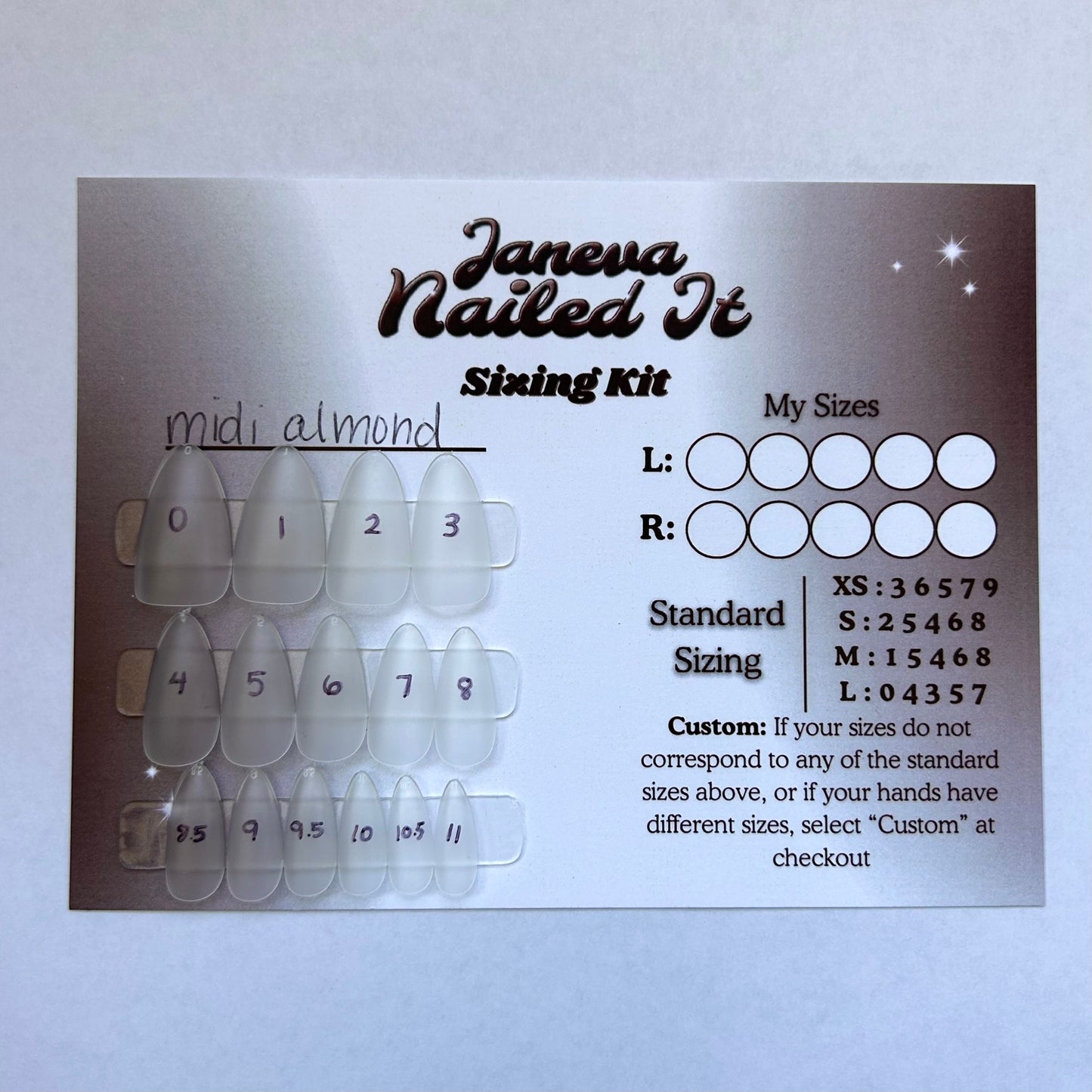 Sizing Kit